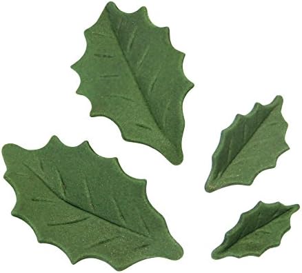 PME HL230 Stainless Steel Holly Leaf Cutters, Set of 3 , Silver , 2 x 1.2 x 5.3 cm