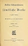  Schopenhauers sämtliche Werke in zwölf Bänden 1895 12/12
