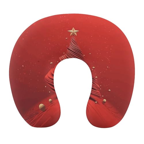 Almohada de espuma viscoelástica para viaje U miniatura 1