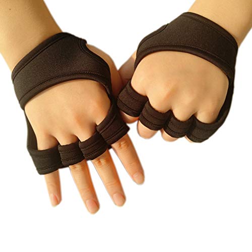 BESPORTBLE 1 par de luvas de levantamento de peso respiráveis luvas de treino luvas de silicone sem