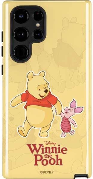 Skinit Impact Phone Case Compatible with Galaxy S24 Ultra - Officially Licensed Disney Winnie The Pooh Character Pattern Design
