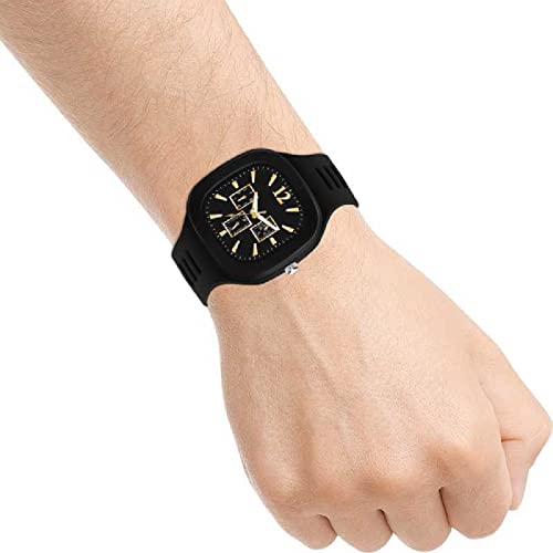 Image of RPS FASHION WITH DEVICE OF R Multocolor Square Dial Analog Silicon Strap Designer Watch Analog Watch