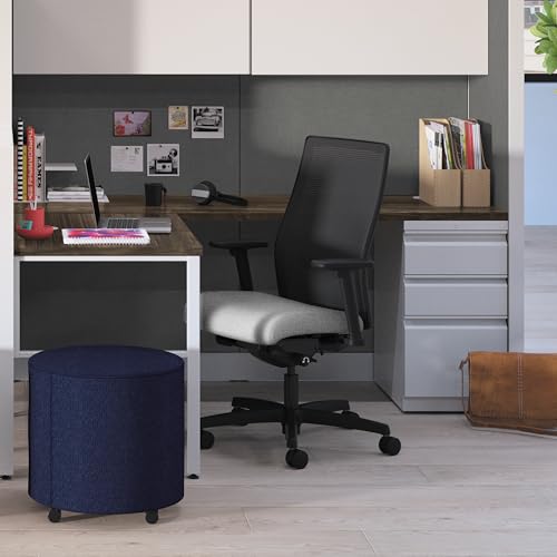 Image of HON Ignition 2.0 Big and Tall Office Chair, 450lbs Weight Capacity, Extra Wide Seat, Tilt Recline, Swivel Wheels, Heavy Duty Office Chair, Comfortable for Long Hours, Black Frame, Ash