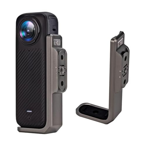 Image of Insta 360 X5 & X4 Horizontal Mount Alloy L Bracket | 90 Degree Transverse Stand Holder Action Camera Accessories with 1 /4 inch Screw