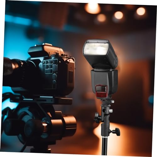 Soporte de flash para estudio fotográfico y conector de luz DSLR 5