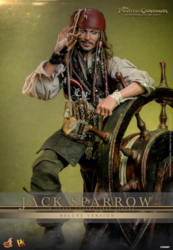 Hot Toys Pirates of The Caribbean: Dead Men Tell No Tales DX38 Captain Jack Sparrow (Deluxe Edition) 1/6 Scale 12