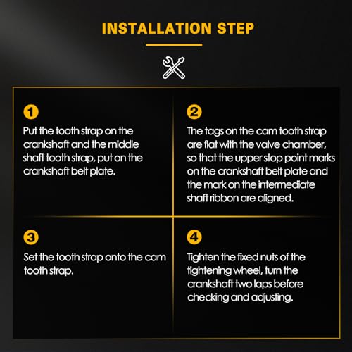 image for ASAPE Timing Belt Kit & Water Pump with Gasket Compatible with TBK329 