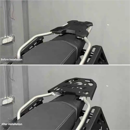 Plaque d'étagère arrière pour CFMOTO 800MTX support de bagages noir - 3