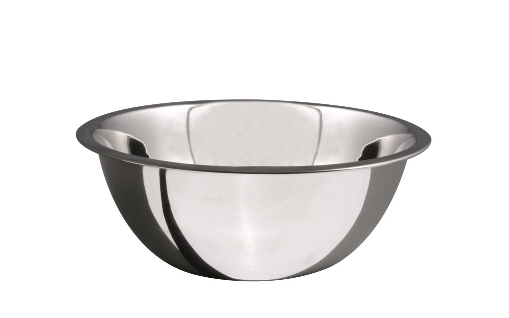 Salvinelli Ciotola per mescolare, Acciaio Inossidabile, Stainless Steel, 37 cm