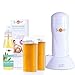 Produktbild Sunzze Warmwachs Roll-On Set, Wachspatronenerhitzer mit 2 Wachspatronen, Vliesstreifen und After Wax Lotion (Set Honig)