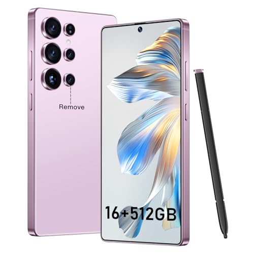 Image of BXV I25 Ultra 16+512GB Smartphone - 7000mAh Battery, 6.99-inch Display, Built-in Pen, Android 14, Snapdragon 8 Gen3, 68MP+108MP Camera Outperform Competitors in Speed & Power (Pink)