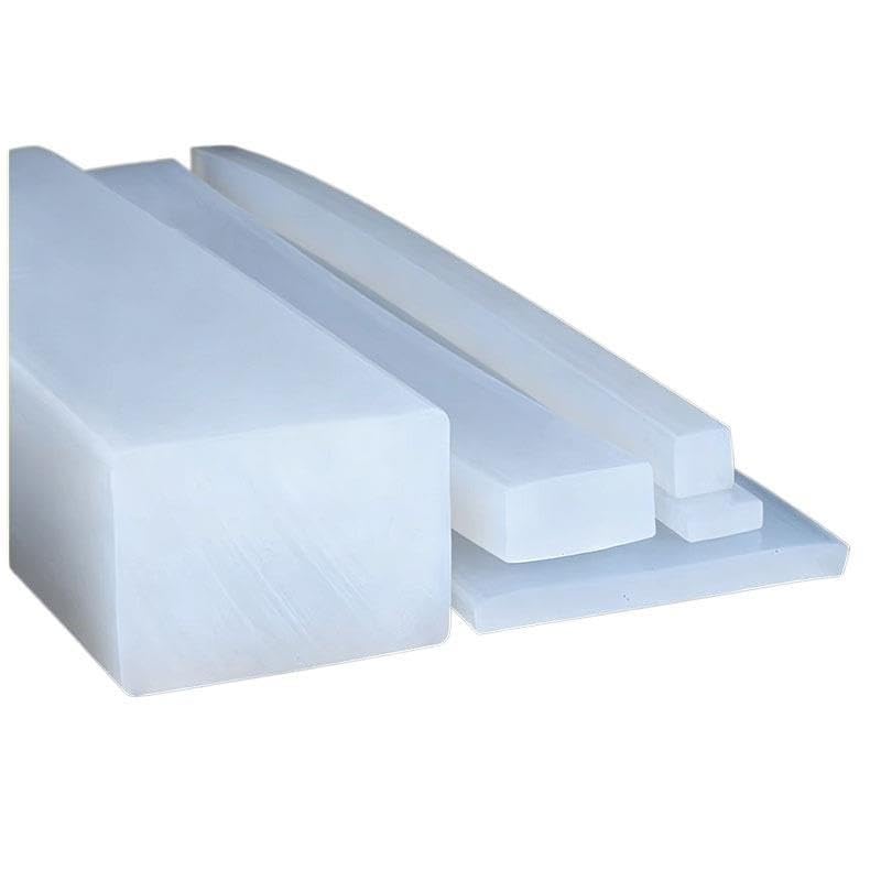 Barra de cojín de goma con tira de sello cuadrado de silicona sólida resistente al desgaste(T3mmxW30mm(1m))