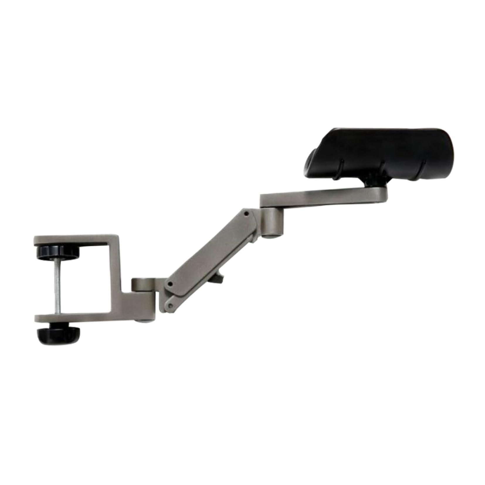 SHINEOFI Tappetino Mouse Ergonomico Poggiapolso Supporto Per Braccio Del Computer in Metallo Regolabile Staffa Per Computer Grigio