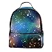 Galaxy Nebula Starry Zaino leggero per college Viaggi Scuola Bookbag Casual Daypack per uomini e donne, Multicolore, Taglia unica