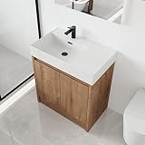 Malwee 30 Inch Freestanding Bathroom Vanity with Sink, 30'' Floor Standing Bathroom Vanity, Modern V