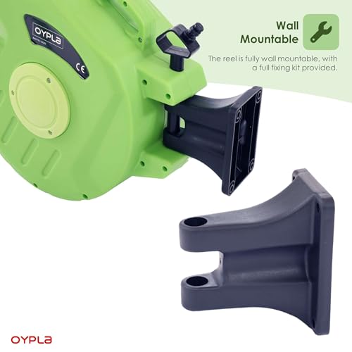 Oypla Garden Retractable Wall Mounted Hose Compact Reel 20M - 5