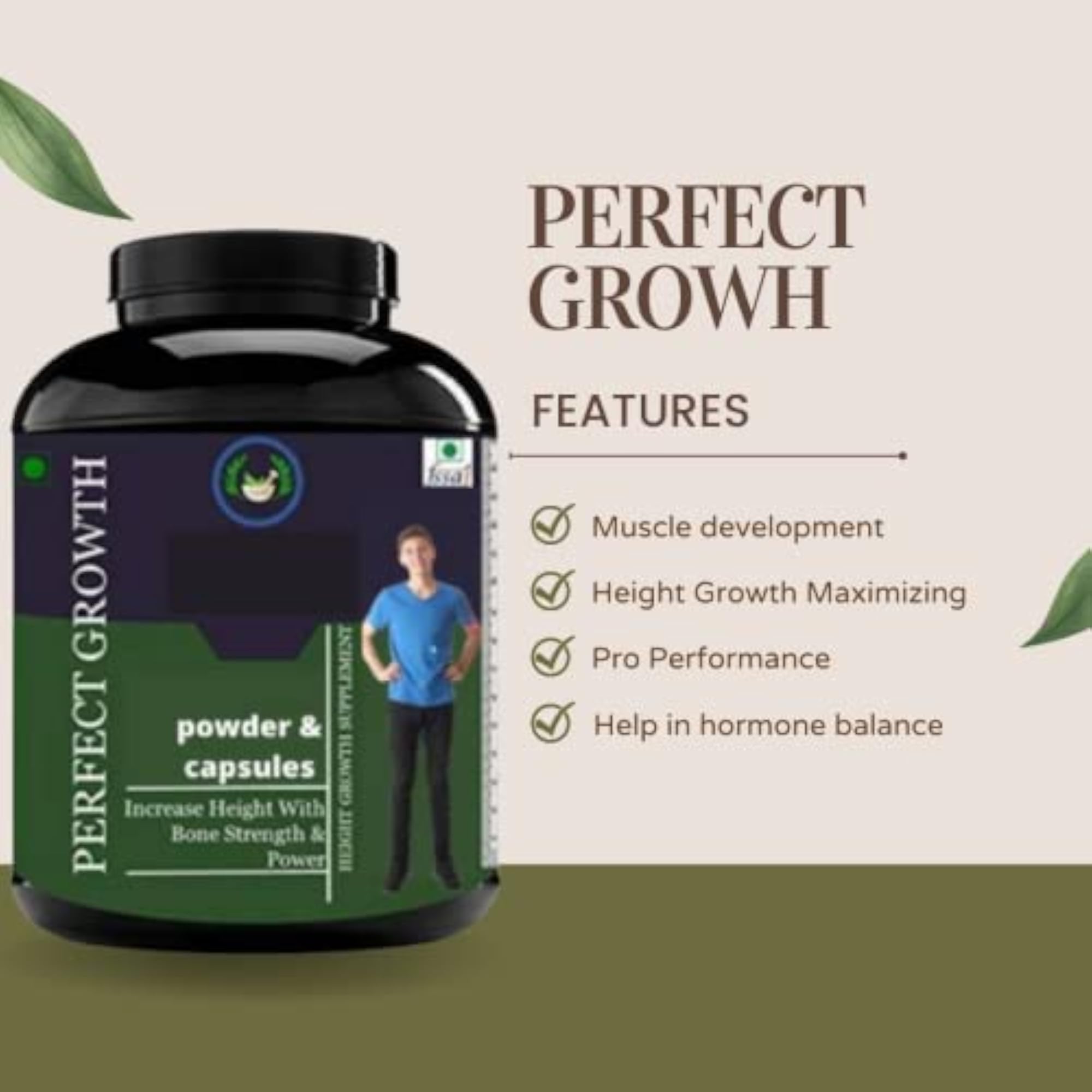 Height Growth Supplements, Pack of 1