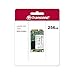 Transcend MSA230S 256GB mSATA SSD SATA III – Interne Solid State Drive mit DRAM Cache, bis zu 530/400 MB/s, 3D NAND - TS256GMSA230S