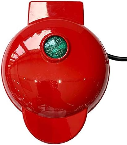 4.8” Waffles Maker SENREAL MyMini Waffles Nonstick Waffle Maker Portable Mini Cake Maker Double Side Pancake Maker Waffle Making Machine for Panini Cakes Pancake Toast Egg- Red