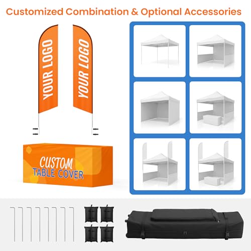 OPPEINDDIY Custom Canopy Tent 10x10