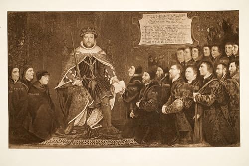 Toile Henri VIII par Hans Holbein impression d'art premium 60x90cm