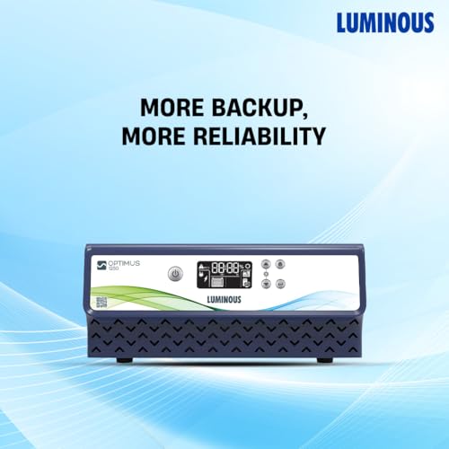 Luminous Optimus 1250 Pure Sine Wave Inverter Ideal for Home,Office & Shops | 1100VA Inverter | Reliable Power Backup | Smart Display | Easy Installation | 36 Months Warranty view 2