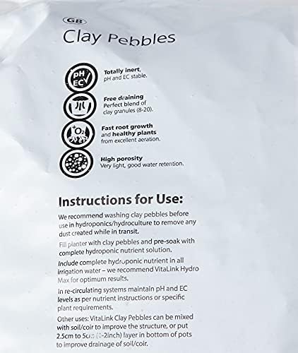 VitaLink 02-050-105 10L Clay Pebbles Bag