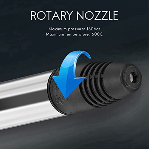 Boquilla turbo rotativa para eliminar barro pesado en lavadora de alta presión 3X 7