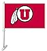 BSI PRODUCTS, INC. NCAA Utah Utes 2-Sided Car Flag