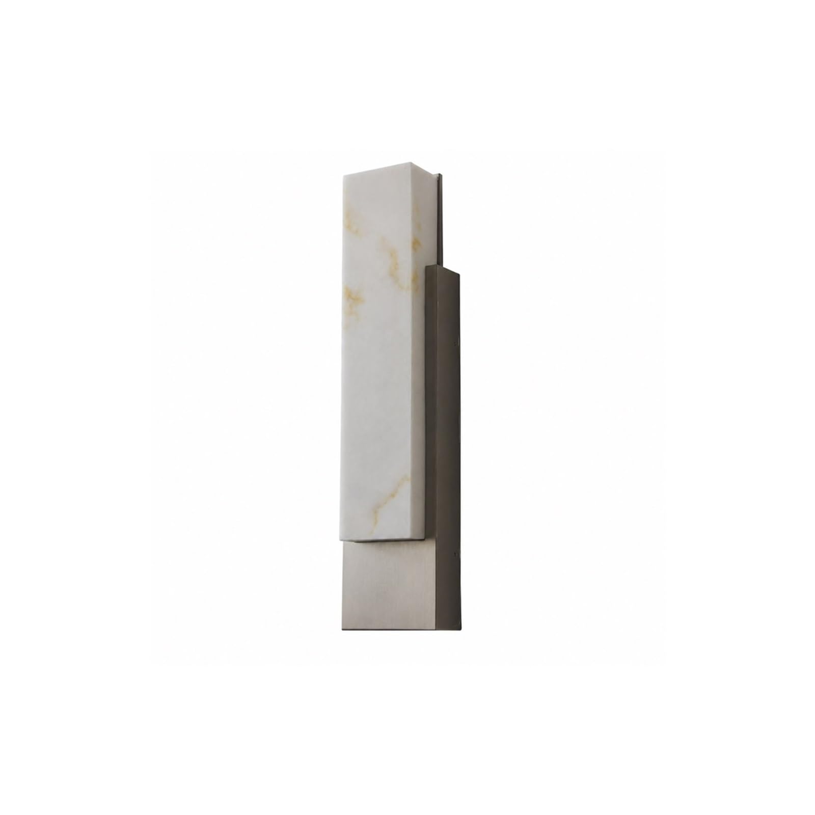 OZBMA Modern Outdoor Wall Light, Electroplated Silver Sconce, Waterproof Stainless Steel Exterior Lamp with Faux Alabaster Shade, Porch Lighting Fixtures for Patio Garden Threshold