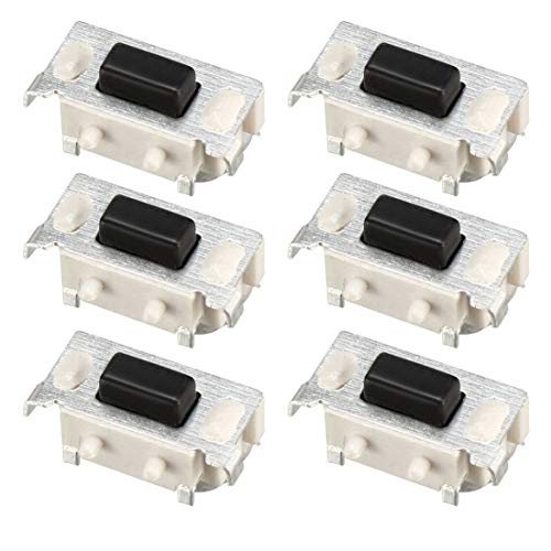Bouton poussoir tactile momentané SMT 3x6x3.5mm pour circuit PCB de télécommande - Lot de 20