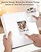 256 Pockets Large Photo Album for Polaroid i-Type/600/SX-70 Instant Photos,3.5x4.25 Picture Book Fits Fujifilm Instax Wide 400/300 Film (White)
