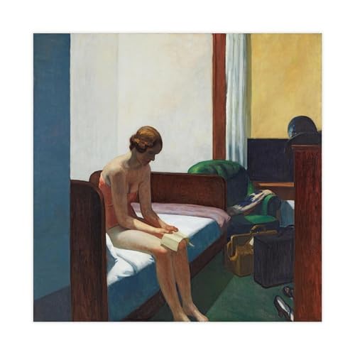 Toile Edward Hopper décoration murale sans cadre pour chambre et salon