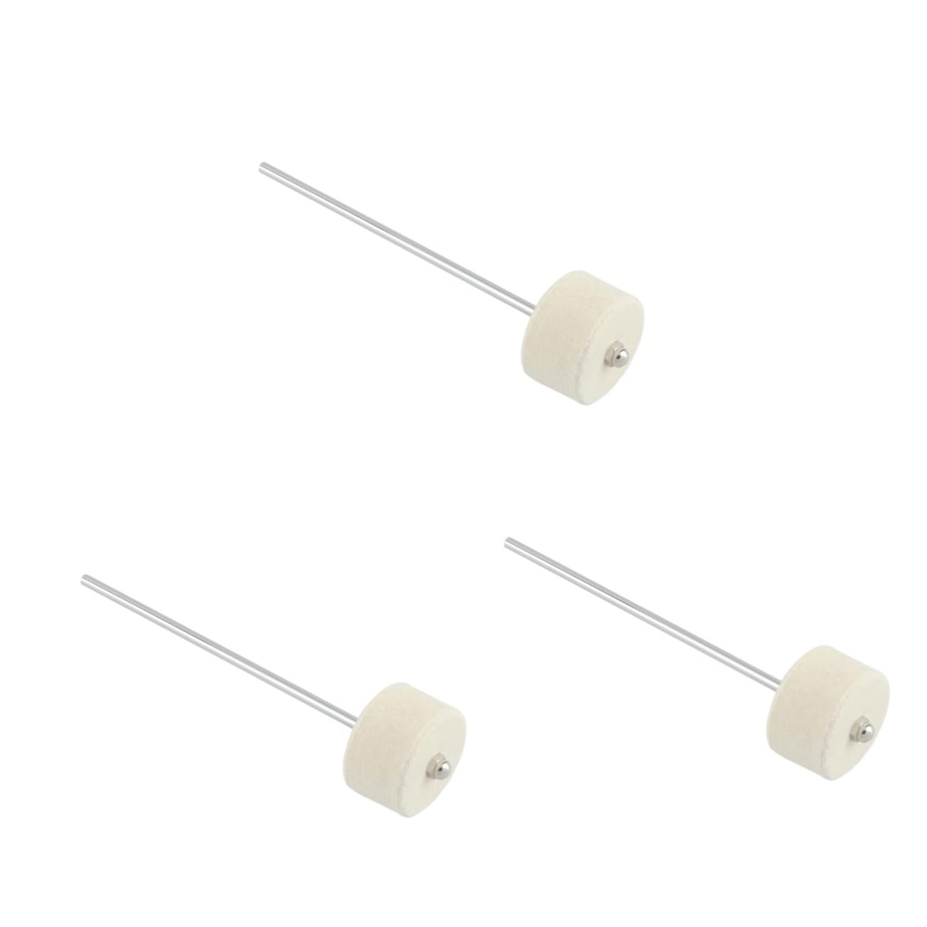 ibasenice 3pièces Pédale De Grosse Caisse Avec Tête Feutre Et Poignée Acier Inoxydable Accessoire De Percussion Pour Instruments De Musique
