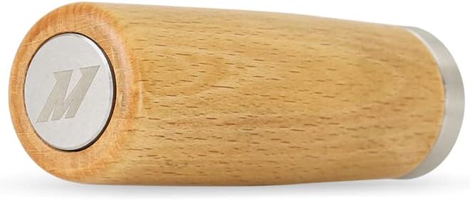 Mishimoto Tall Steel Core Wood Shift Knob, Beech Wood