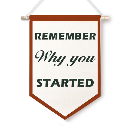 BlissfulAbon Mental Heath Canvas Banner - Vintage Inspirational Kids Room