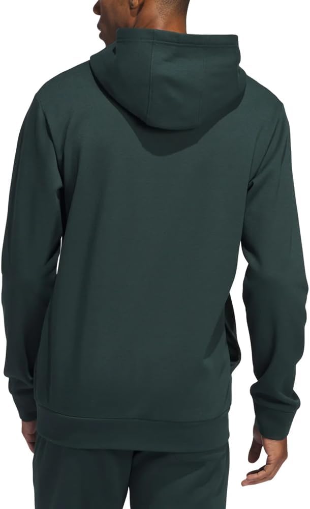adidas Men’s Regular Fit Kangaroo Pockets Hoodie - Green (Shagrn), Large - Image 2