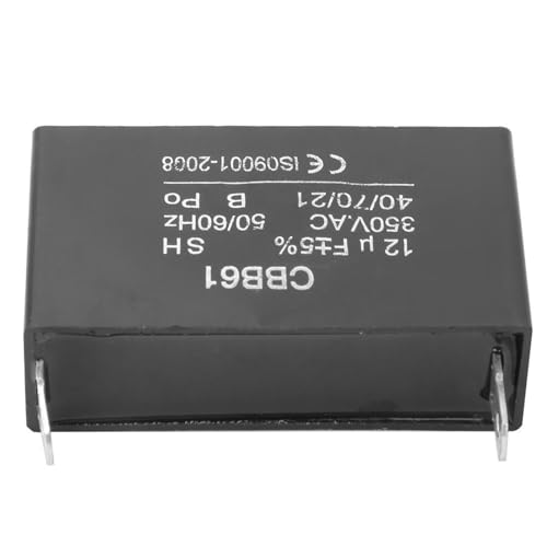 Acouto Condensador CBB61 Generador de Gasolina Condensador de Motor de Acondicionamiento de Arranque 350VAC 12UF Hecho de Capacidad del Ventilador El Arranque de Gasolina Es El Voltaje y la