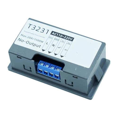 Interruptor de control de temporizador T3231 de 12 V CC y relé de retardo digital programable 2