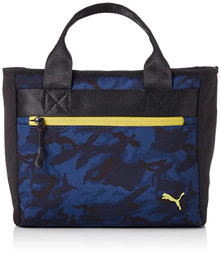 ゴルフ グラフィック ラウンドトート メンズ ネイビーブレザー