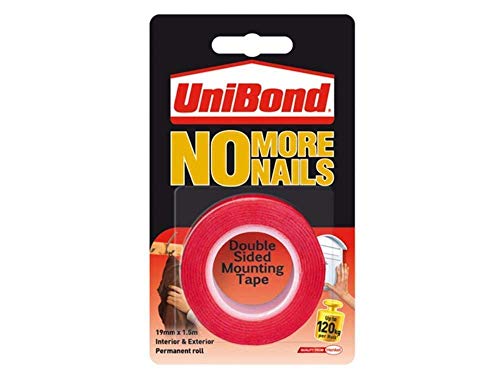 3X No More Nails Ultra Strong Roll Permanent 19mm x 1.5m [Pack of 1]