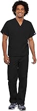 Cherokee Unisex Scrub Set for Men & Women, V-Neck Top & Drawstring Cargo Pant, Easy Care & Fade Resistant – CK00044C