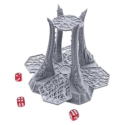 EnderToys Alien Field Generator by Printable Scenery, 3D Printed Tabletop RPG Scenery and Wargame Terrain 28mm Miniatures