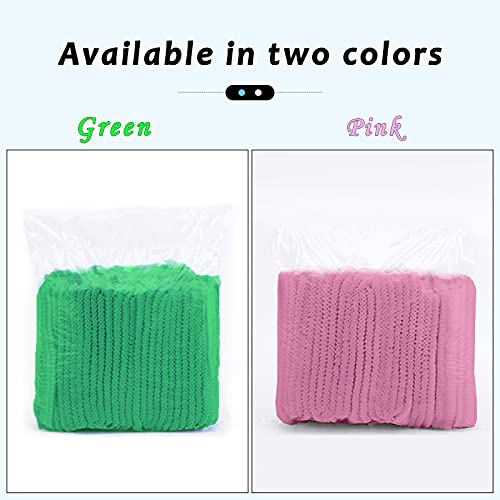 image for Smilco Disposable Bouffant Caps 100 Pcs,21inches Hair Net， Elastic D