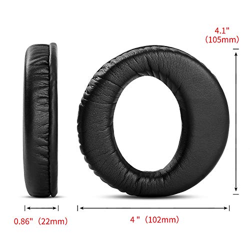 Almohadillas para auriculares compatibles con Sony MDR-XD200 MDR-XD150 hechos de cuero proteico miniatura 4