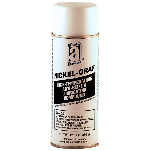 Anti-Seize Technology 13014 Aerosol Nickel and Graphite Anti-Seize Compound Paste, 12.5 oz., Gray