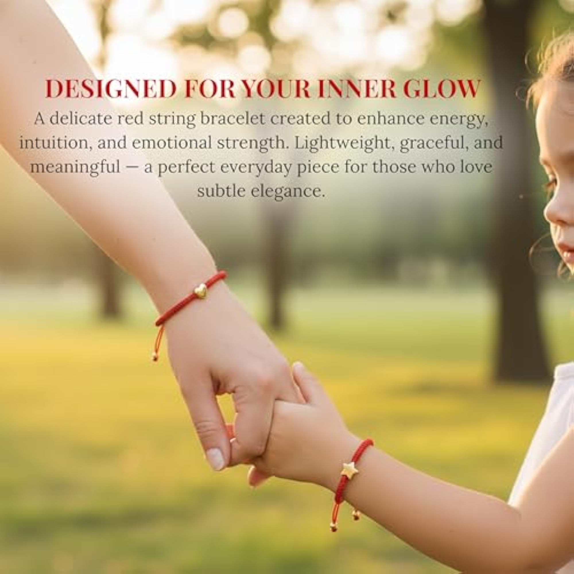Lucky Red String Bracelet, Protective Charm