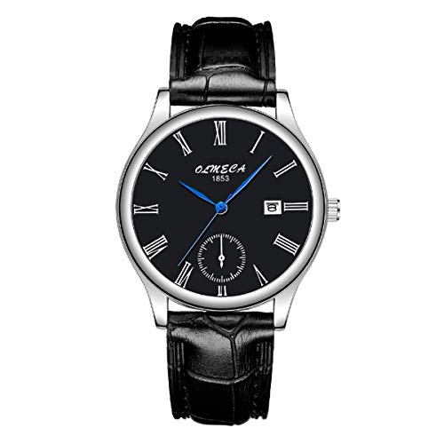 Reloj de Pulsera para Hombre OLMECA, de Cuarzo, Resistente al Agua, con cronógrafo, para Hombre 758L-GKBMHpd