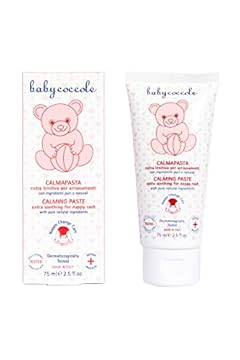 Babycoccole CALMA PASTA EXTRA LENITIVA con Ossido di Zinco al 20%. Crema per il cambio del pannolino contro arrossamenti e irritazioni. Idrata, calma e protegge la pelle. Ingredienti Naturali - 75 ml