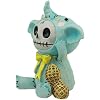 Ebros Furrybones Blue Elefun Peanut Elephant Skeleton Figurine 3Tall Dumbo Peanut Butter Lover Furry Bones Statue